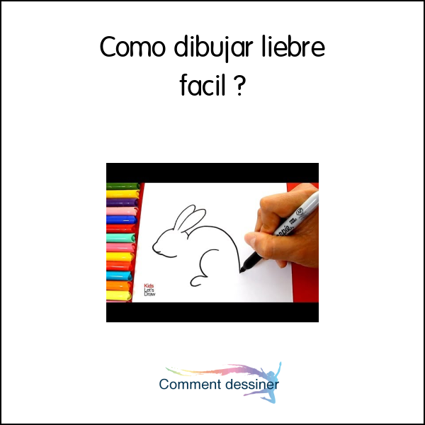 Como dibujar liebre facil